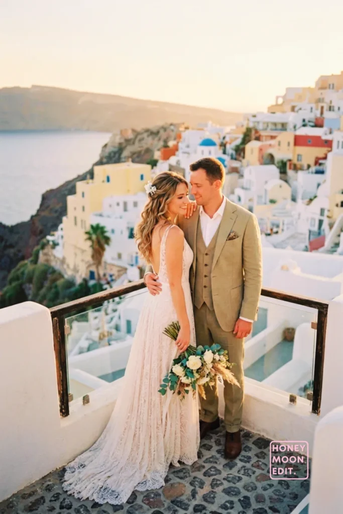 Honeymoon for beginner Santorini