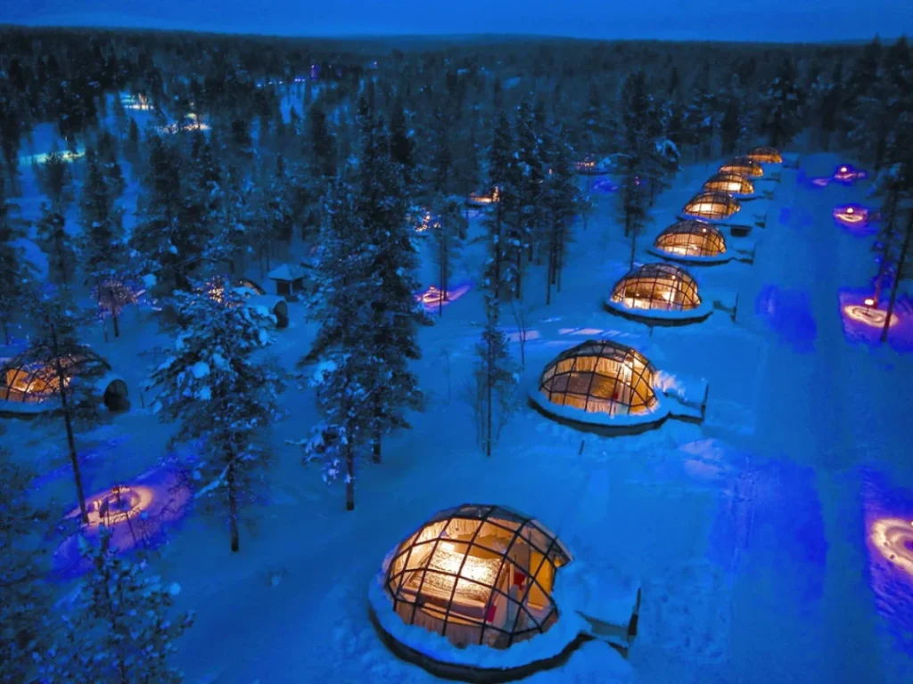 winter honeymoon Lapland, Finland