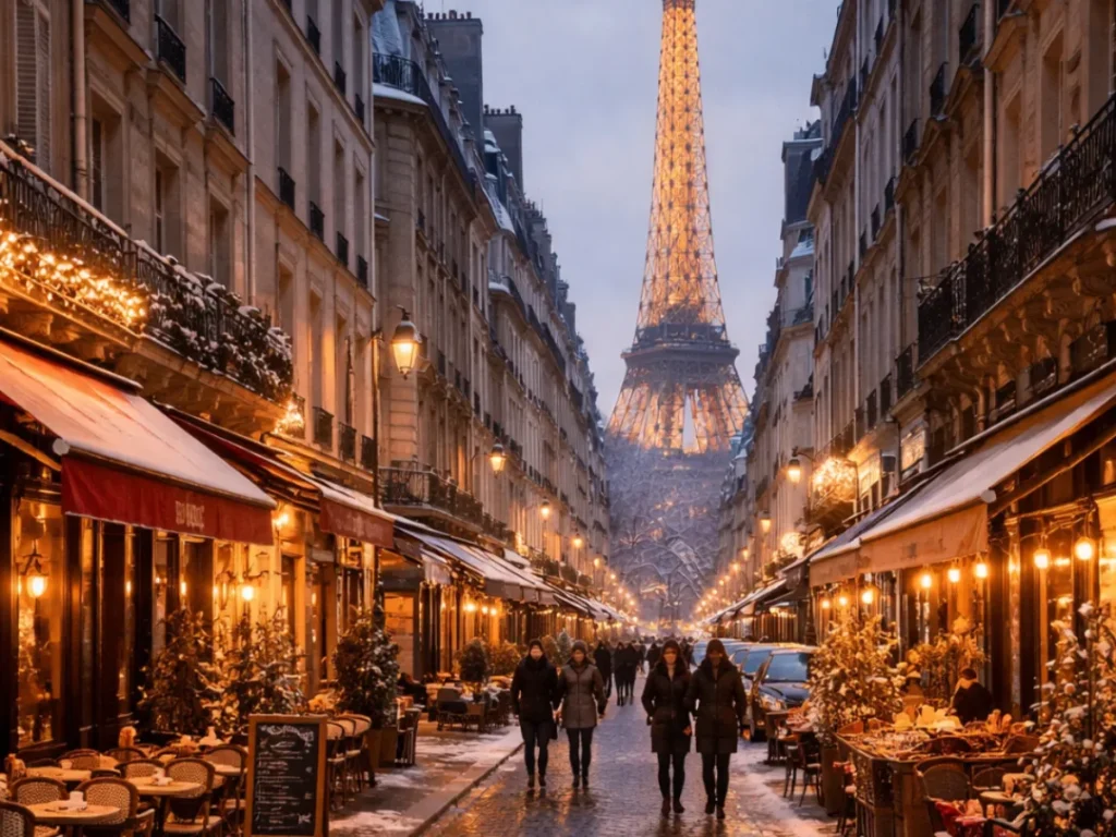 winter honeymoon Paris