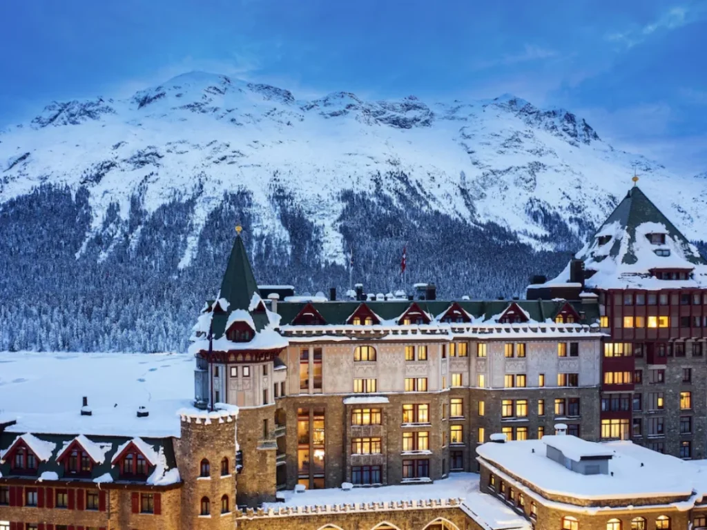winter honeymoon St. Moritz, Switzerland