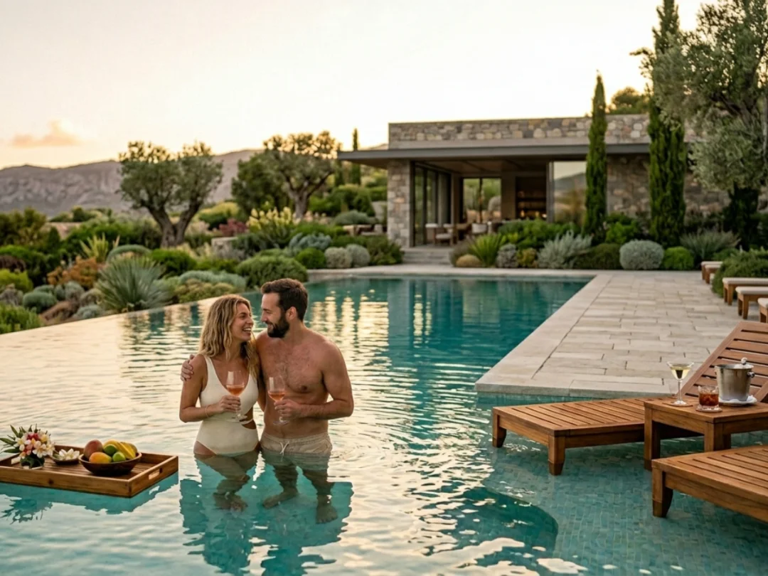 Hotel with private pool honeymoon