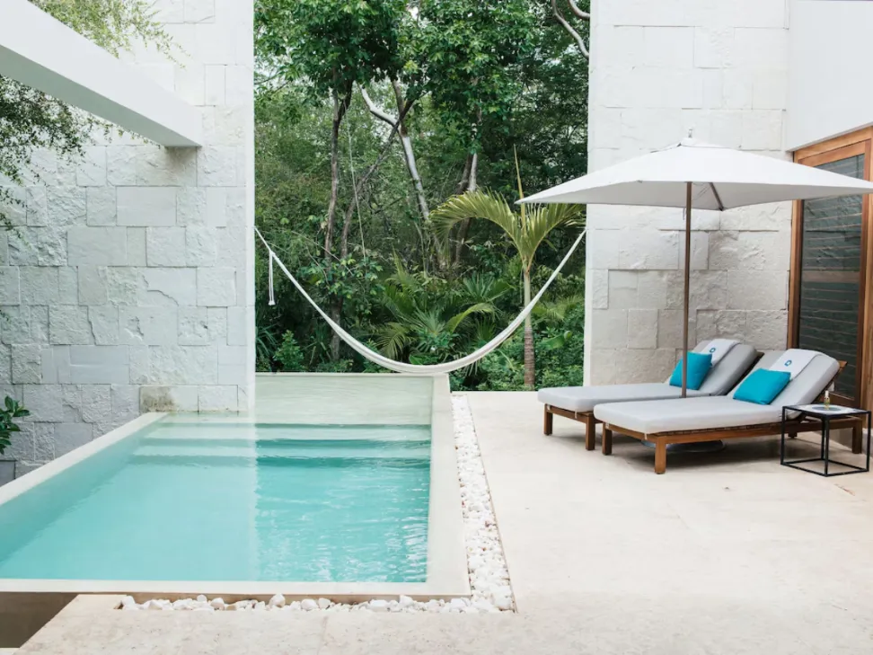 Maya Riviera Hotel with private pool honeymoon