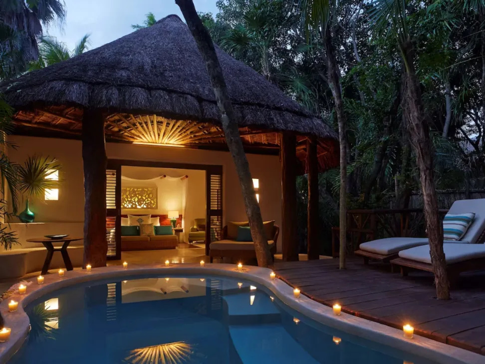 Mexico Hotel with private pool honeymoon