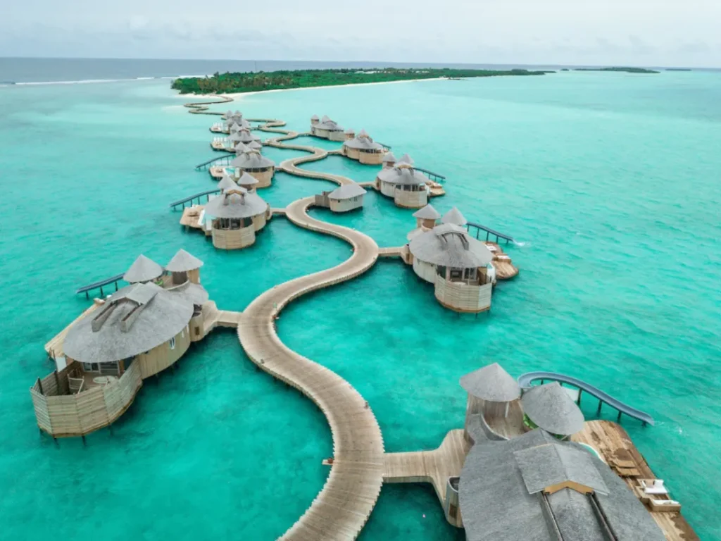 Over Water Bungalow Hotel in the Maldives with private pool