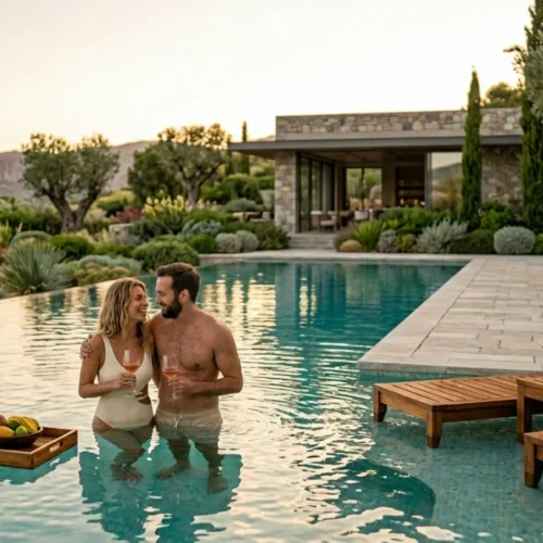 Hotel with private pool honeymoon
